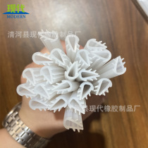 Silicone U-shaped sealing strip U-shaped table card table card acrylic plate fixed rubber strip U-shaped edge fixed rubber strip