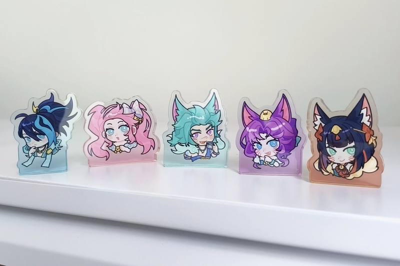Remaining Stock·Bammi｜League of Legends Lol Gold Shovel Battle S Series Merchandise Sett Ahri Jhin