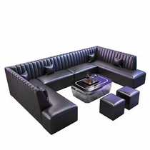 Song and dance hall club box home corner ktv sofa coffee table combination custom ktv sofa bar sofa deck