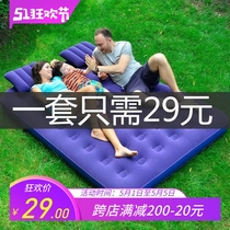 (Send Pillows) Inflatable Mattresses Double Home Single Car Sloth Air Mattress portable folding ground-floor bunk beds