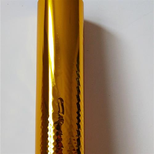 Golden Spike Hot Gold Material Electroluminated Aluminum Bronzed Gold Paper PU Fabric Leather Professional Hot Leather M4 Gold Brocade Banner Turnover Box With-Taobao