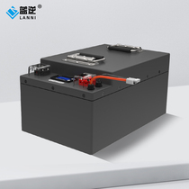 Blue inverse 12 8V24V power lithium iron phosphate lithium battery large capacity 300400AH caravan forklift energy storage battery cell group