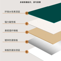 100*400CM学校挂式书写板教室单面绿板磁性教学翻转黑板白板