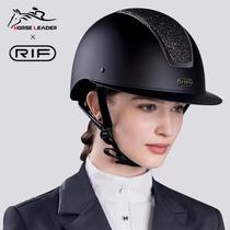 RIF co-branded equestrian helmet unisex equestrian equipment riding hat adjustable German EU certification