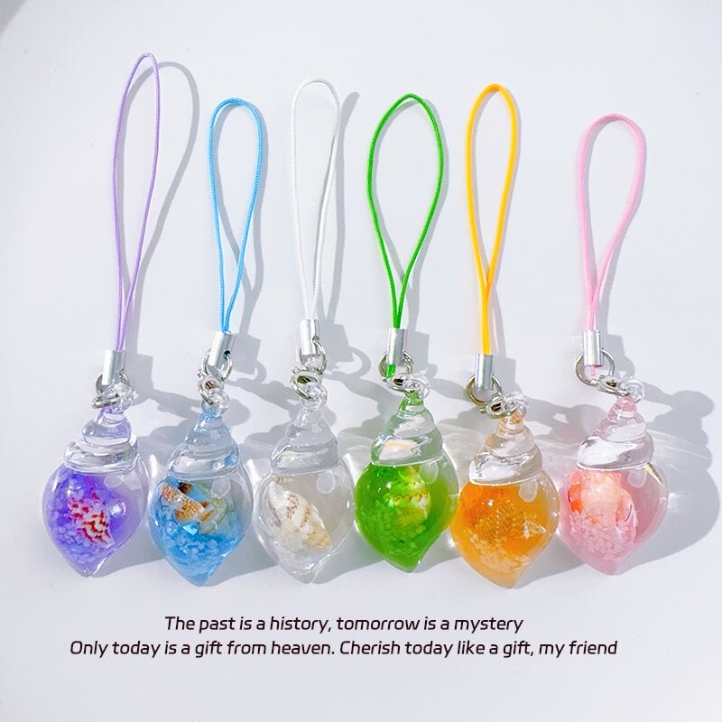 Colorful Luminous Conch Shell Small Shell Fish Tank Decoration Keychain Necklace Pendant Acrylic Souvenir Ornament Colorful Luminous Conch Shell Small Shell Fish Tank Decoration Keychain Necklace Pendant Acrylic Souvenir Ornament