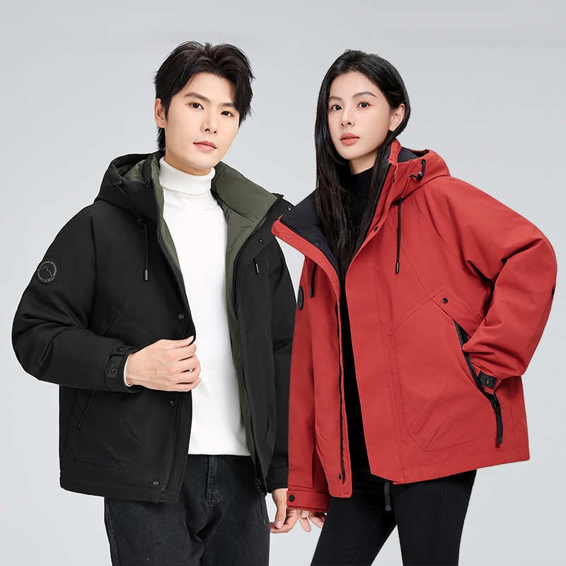 Duck Duck Short down Jacket for Men and Women, 2026 Winter New White Duck Down, Large Size, Loose, Thickened, Windproof Jacket Duck Duck Short down Jacket for Men and Women, 2026 Winter New White Duck Down, Large Size, Loose, Thickened, Windproof Jacket
