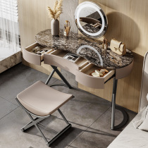Light luxury slate dressing table bedroom storage modern simple small apartment designer high-end creative makeup table