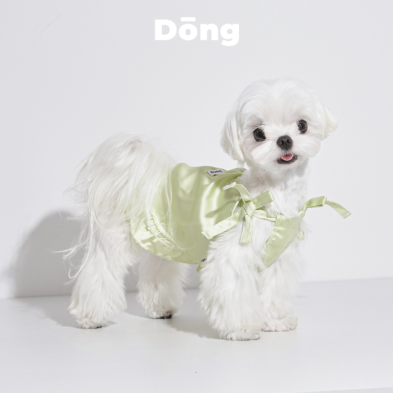 Dongdong Dog Pet Clothes Imitation Silk Nightgown Home Pajamas Satin Feel Schnauzer Bichon Maltese
