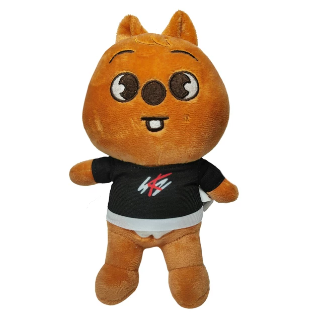 Часы 20 см с задним механизмом OOP LUSH TOYS Stray Kids Карманное плюшевое животное Stray Kids плюс