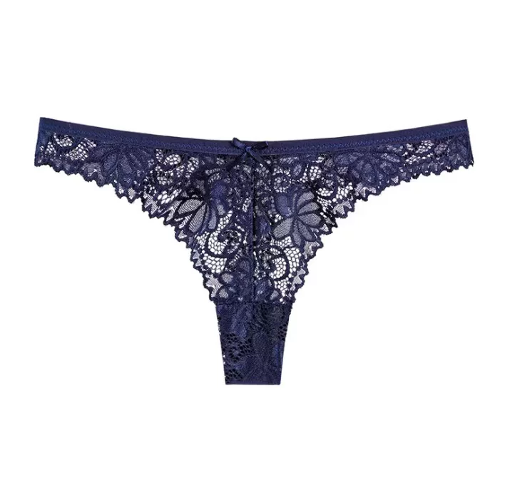 Женские кружевные thongs женское нижнее белье с T-образной спинкой