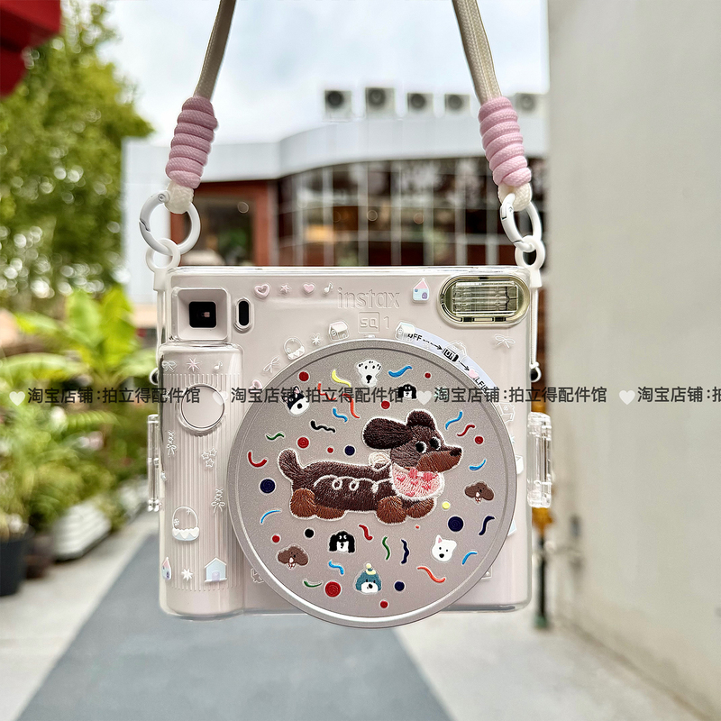 Polaroid Sq1 Camera Protective Case Suitable for Fuji Sq1 Transparent Crystal Hard Shell Anti-Fall Durable Protective Set