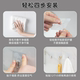 Hook strong sticky sticker wall transparent linked hook removal of punching hook without trace, strong load -bearing bathroom kitchen stick hook