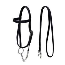 Fork bridle reinforced water bridle double-layer cage title iron special price chewing webbing rein ring chewing bit