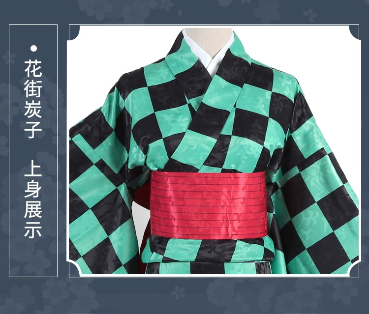 Gia đình Heshun anime Demon Slayer: Kimetsu no Yaiba cosplay Demon Slayer Corps Tân Zenko kimono nữ Hanagai Zenitsu cos yukata