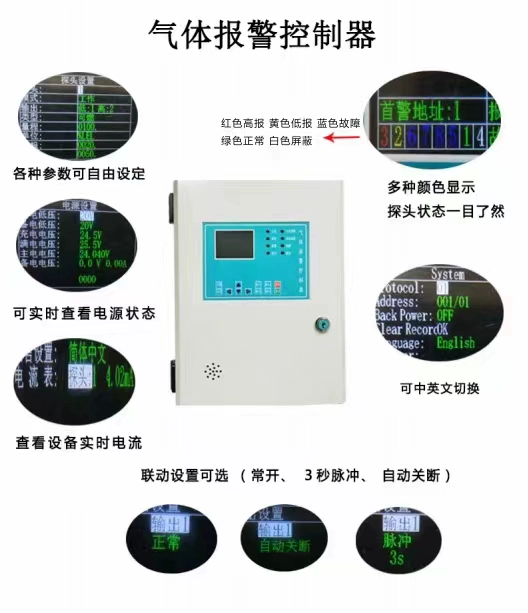 máy dò khí cầm tay Tùy chỉnh sử dụng độc lập công nghiệp báo động khí dễ cháy