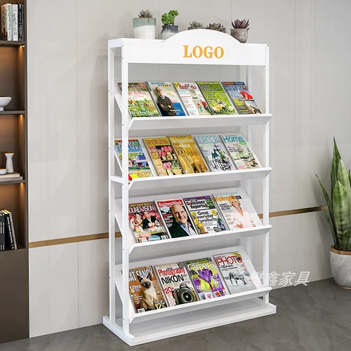 Книжный магазин газеты стойка посадки на полку полки полки