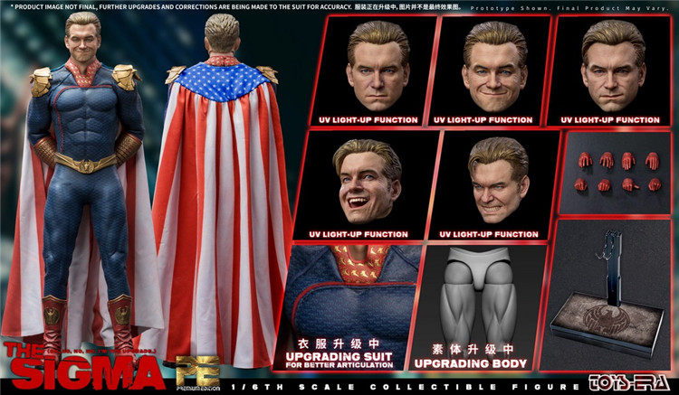 Toys Era PE018 ホームランダー 1/6 ヘッド 4種セット TOYS ERA 1/6 The Boys Homelander The Sigma John W/5 - Heads PE018