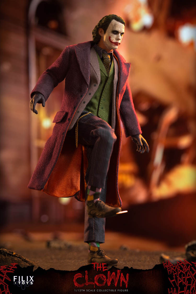 FILIX TOYS FX004 1/12 Batman Joker Heath Ledger 6