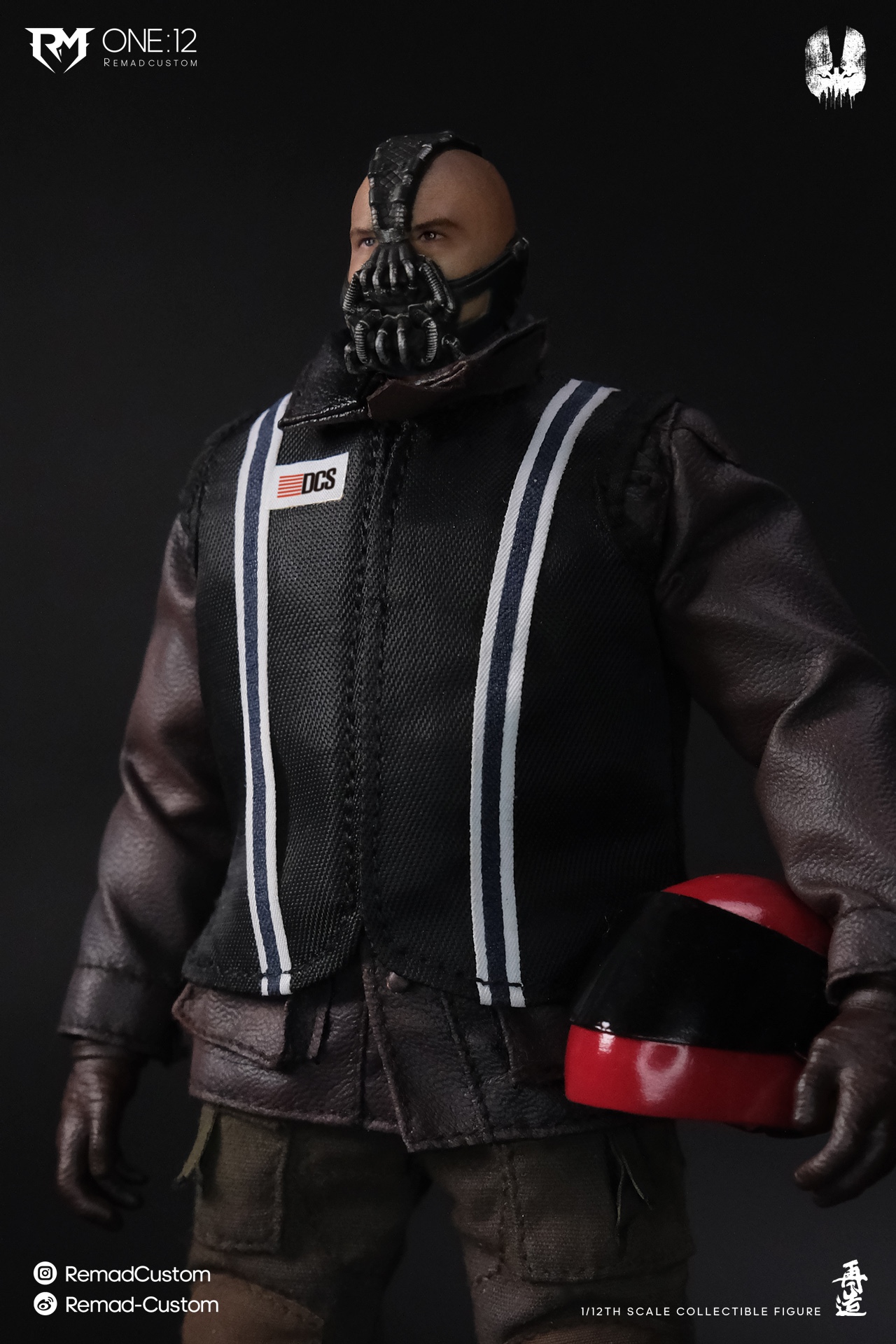 In Stock Remad Custom RM001 1/12 The Dark Knight Bane Action