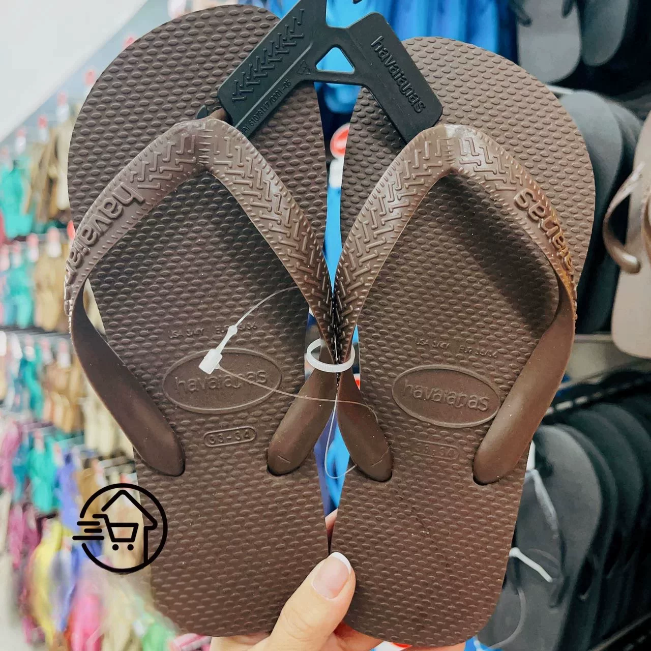 Бразилия Havaianas Havana Человеческое тело Шлепки Лето ТОП Классика Чистый однотонный синий парень нескользящий