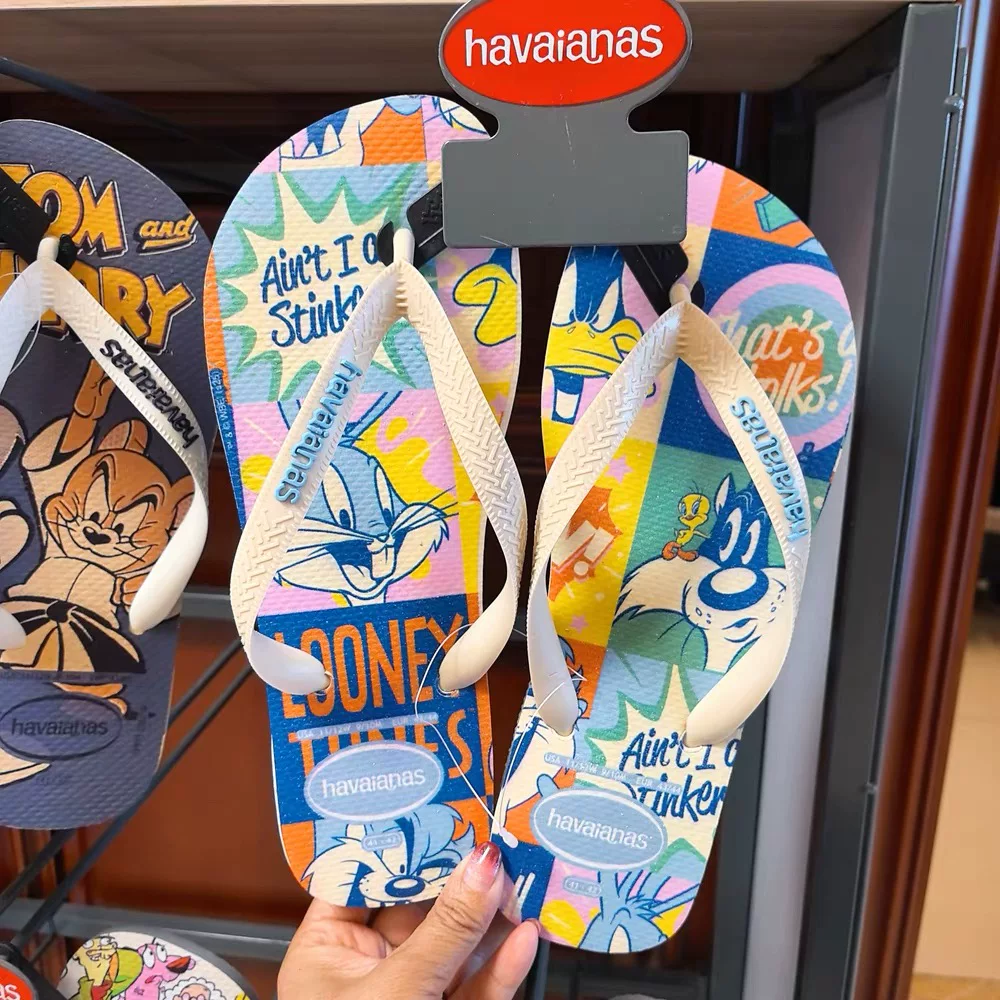 Новые шлепанцы Havaianas Brazil Havana с мягкой подошвой, летняя верхняя обувь, антискольжение, пляжные домашние сандалии