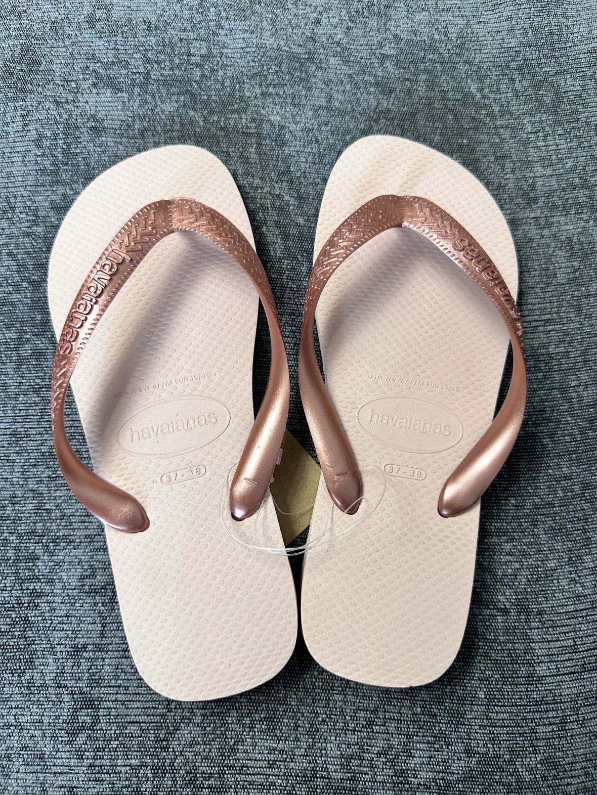 Бразилия Havaianas Havana Человеческое тело Шлепки Лето ТОП Классика Чистый однотонный синий парень нескользящий