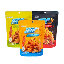 Pukazi imported from Thailand casual Internet celebrity seafood snacks spicy and crispy shrimp head crispy shrimp cheeks 120g