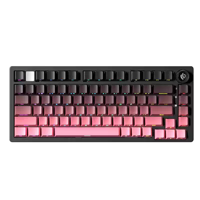 LEOBOG Hi8SE鋁坨坨機械鍵盤75%三模無線全鍵熱插拔客製化