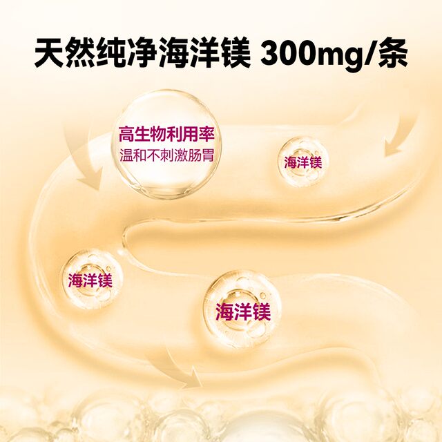 French Mag224H Magnesium Tablets for Sleep Aid and Fatigue Relief, Pure Marine Magnesium Supplement with High Content of Vb Complex Magnesium Tablets