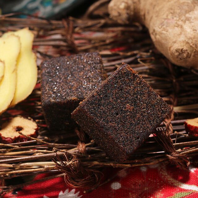 Cup of Fragrant Brown Sugar Ginger Tea, Menstrual Ginger Tea, Instant Ginger Soup, Ginger Juice, Brown Sugar Water, Black Sugar Ginger Jujube Tea Blocks