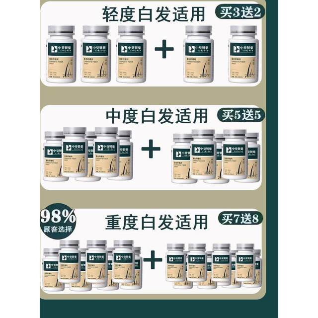 [Authentic North China Pharmaceutical Product]Two Capsules a Day - No Need to Worry about Thinning Hair - Suitable for Both Men and Women of All Ages