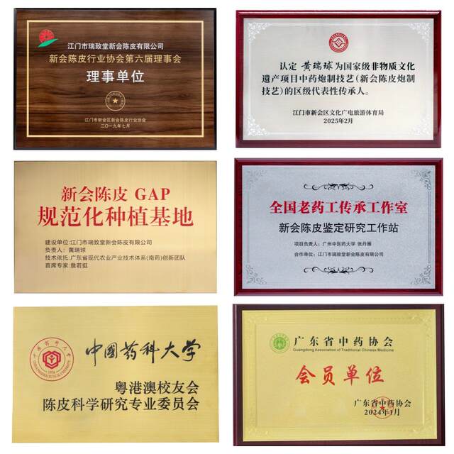 Rui Zhi Tang Xinhui Chenpi Guangdong Three Treasures Chenpi Dried Peel for Tea, Sanjiang Five-Year Aged Red Peel, 0.5kg Pack