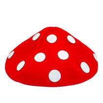 Creative red umbrella mushroom cap cartoon plush beret cosplay party adult children holiday celebration