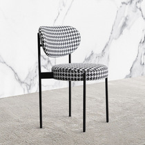 Modern minimalist home dining chair ins Internet celebrity makeup chair milk tea shop leisure chair Italian minimalist designer chair