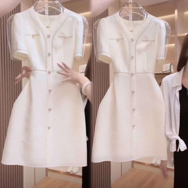 French-Style Elegant Lady High-End Exquisite Goddess Style High-Class Dress Women's Summer New Dignified Dress Women's Summer