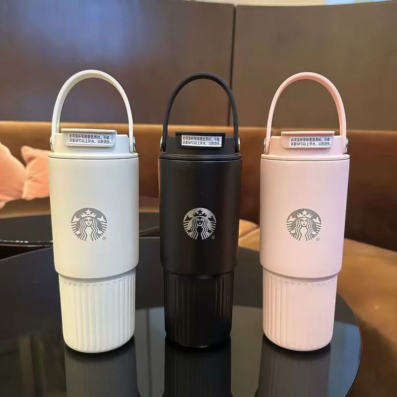 Starbucks Thermos Cup, Large-Capacity Ice Cup, Portable Outdoor Car Cup, Portable Cup, Holiday Gift, Souvenir