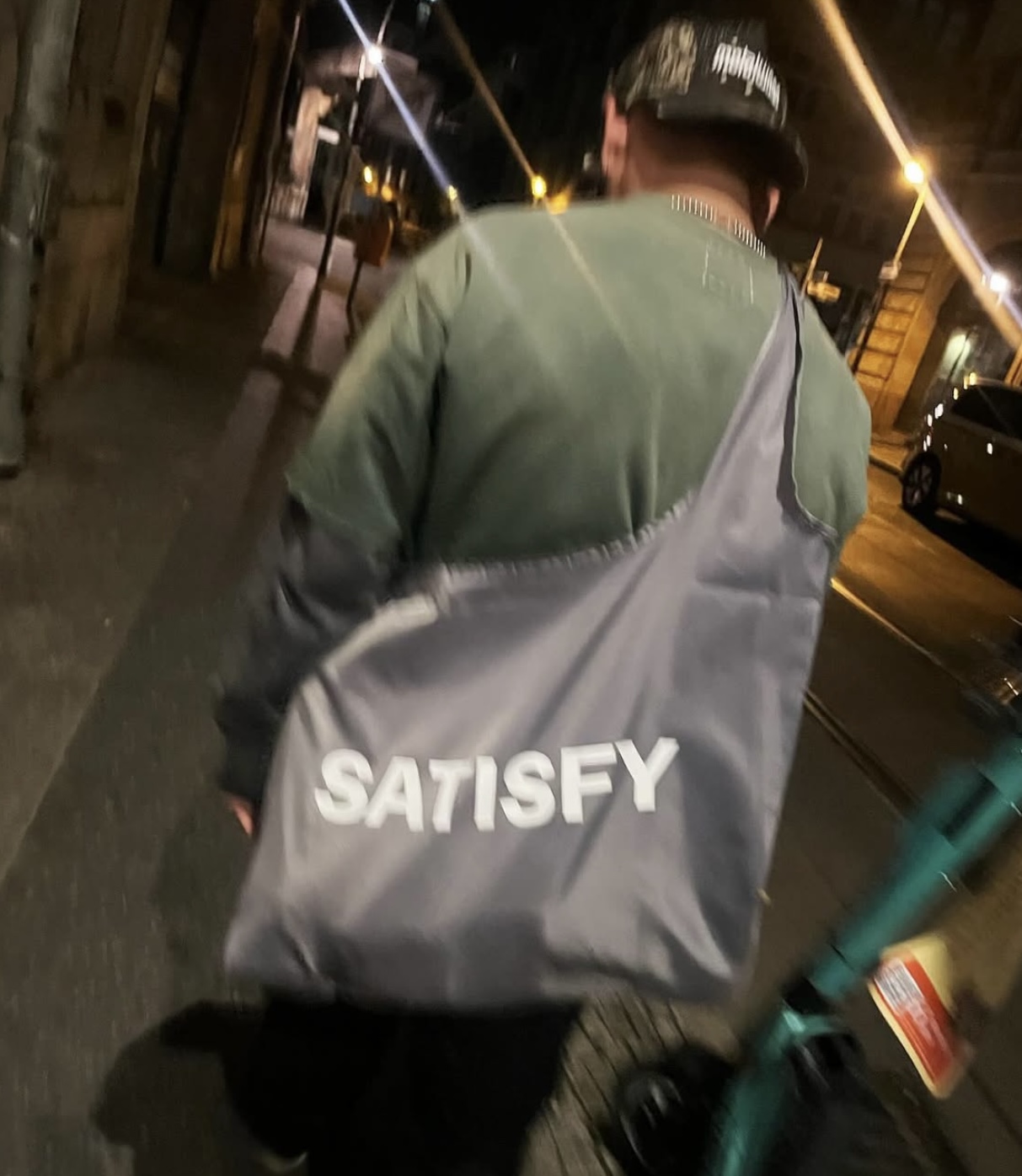 SATISFY Running tote bag グレー エコバッグ SATISFY Running tote bag グレー エコバッグ - メルカリ