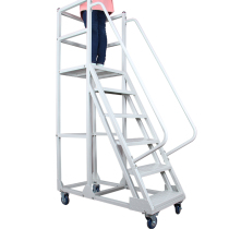 Aerial ladder detachable platform movable aerial ladder tally pick-up supermarket silent wheel warehouse