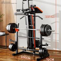 Decathlon household multifunctional fitness equipment integrated bench press rack barbell rack set squat rack folding weightlifting bed