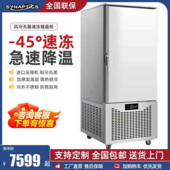 Commercial Quick-Freezing Cabinet for Freezing Raw Products at Minus 45 Degrees, Such as Buns, Fried Dough Sticks, Sea Cucumber, Dumplings, Seafood, and Air-Cooled Freezer Quick-Freezing Machine