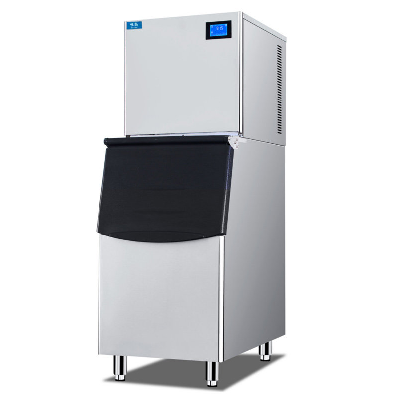 Synaptics Ice Machine Is a Commercial Large-Scale Fully Automatic Cube Ice Machine for Milk Tea and Hot Pot Restaurants, with Air-Cooled and Water-Cooled Options