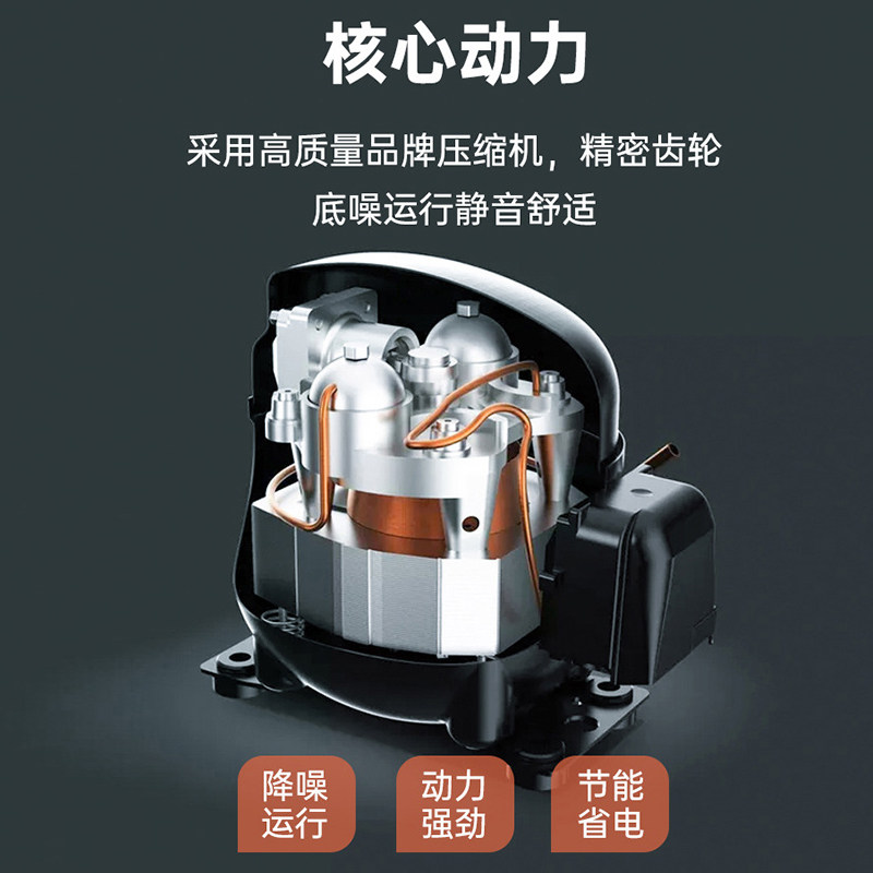 Front and Rear Opening Refrigerated Display Cabinet Double-Way Freezer Vertical Fresh-Keeping Cabinet Hot Pot Restaurant Double-Sided Display Commercial Refrigerator