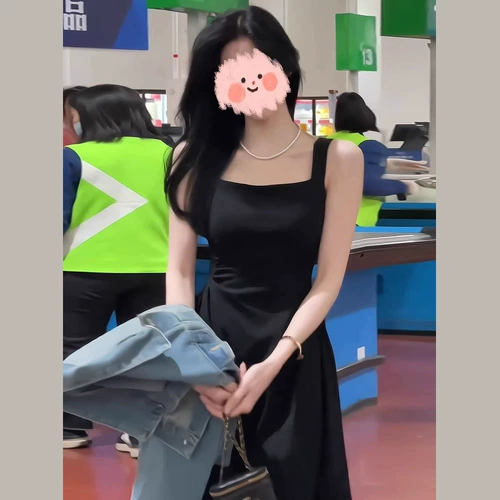 Летняя майка, корсет, длинная юбка, подходит для подростков, французский стиль