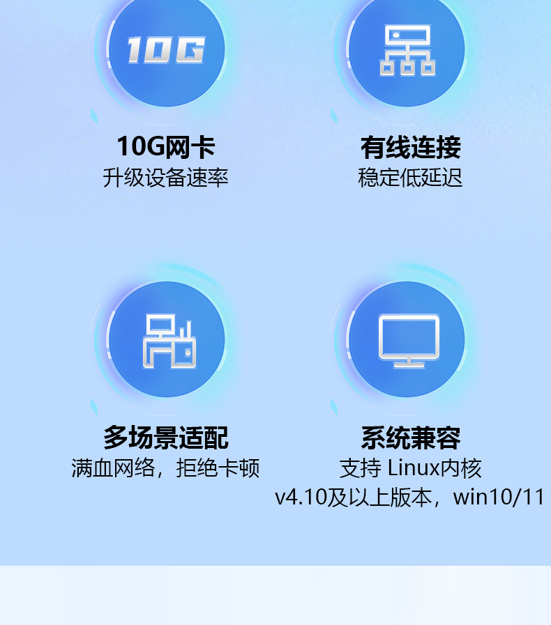 Сетевой адаптер BZIZU TXA402 USB Type-C 10G Ethernet