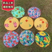 Spring and summer farmers sun protection and rainproof plastic bucket hat sun protection and anti-UV rain cloth hat dance hat labor protection hat