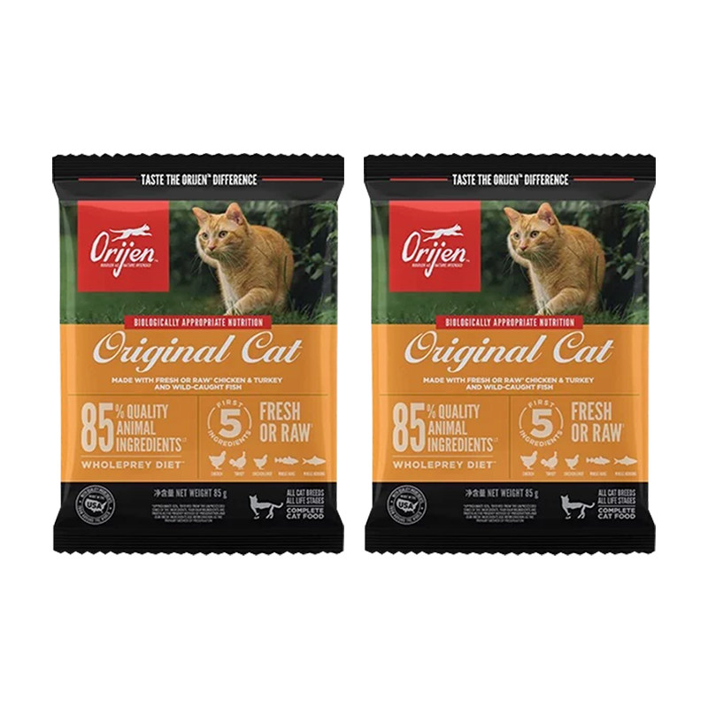 尝鲜！orijen渴望进口原味猫粮85g*2