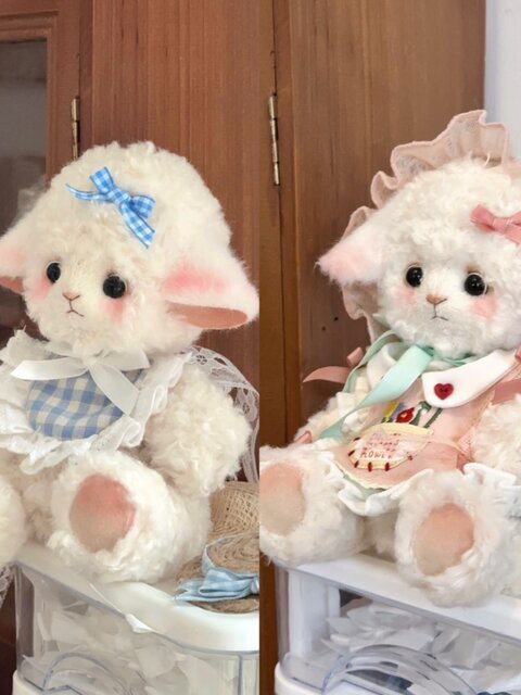 [Original Genuine Product]Three Thousand Is a Cat-Themed Handmade Doll, a Cute Little Sheep, Gift-Ready in a Box, Jointed Doll