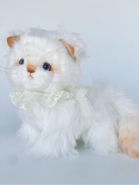 [Material Pack] Handmade Doll Little Cat DIY Material Pack Finished Sewing Fabric Doll