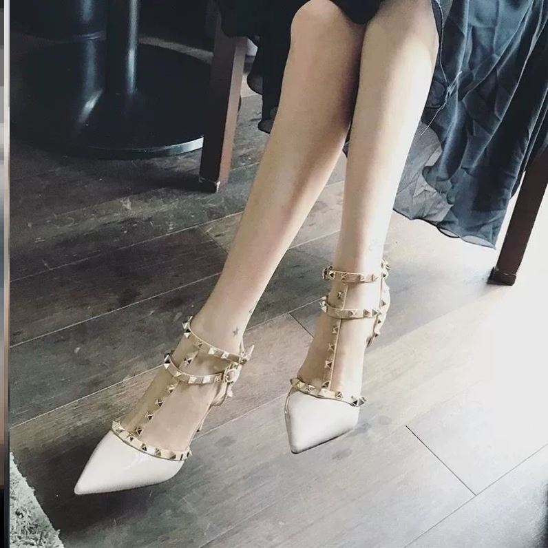 High-Speed Sexy High Heels for Bed, Disposable High Heels for Bed, One-Strap Single Shoes That Will Conquer Men