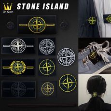 Липучка для пододеяльника stone石头岛刺绣贴袖标island石头岛袖章幽灵章衣服鞋子装饰挖孔